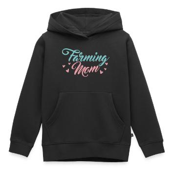 Bäuerin Mama - Kinder Premium Organic Hoodie - Schwarz - Vorne - AI Model Kid Male (0cm)