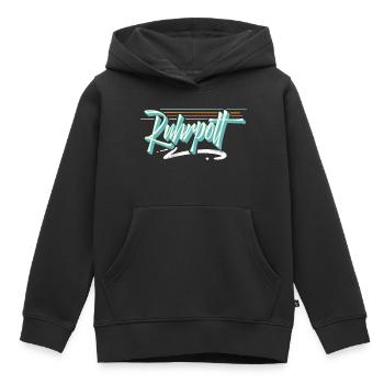 Ruhrpott - Kinder Premium Organic Hoodie - Schwarz - Vorne - AI Model Kid Male (0cm)