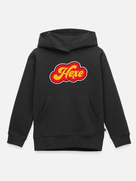 Sorcière - Sweat Premium à capuche enfant bio - noir