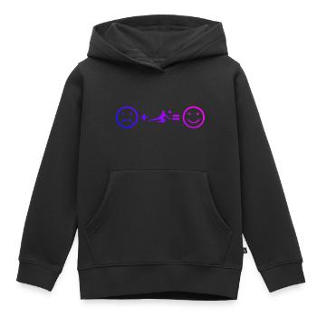 Volleyball Volleyball players Volleyball players - Kids Premium Organic Hoodie - black - Front - AI Model Kid Male (0cm)