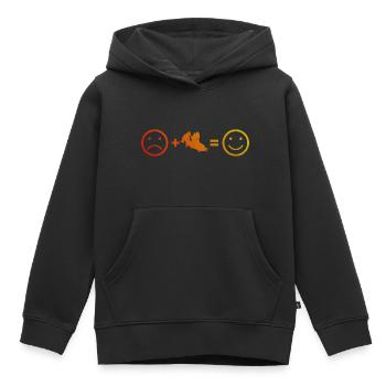 Bob fahren Herren Damen Bobbahn Bob Bobsport - Kinder Premium Organic Hoodie - Schwarz - Vorne - AI Model Kid Male (0cm)