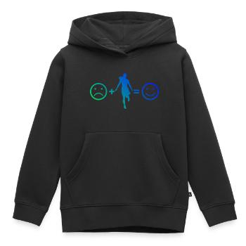 Shuffle Dance Shuffle Girl Shuffle pour hommes - Sweat Premium à capuche enfant bio - noir - Devant - AI Model Kid Male (0cm)