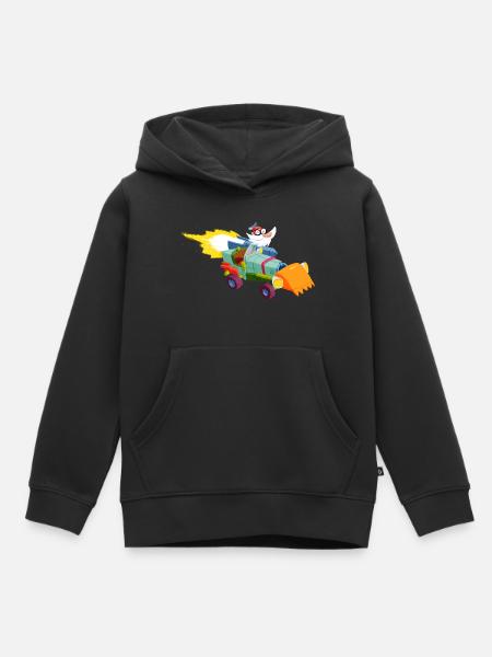ProfPoff - Kids Premium Organic Hoodie - black