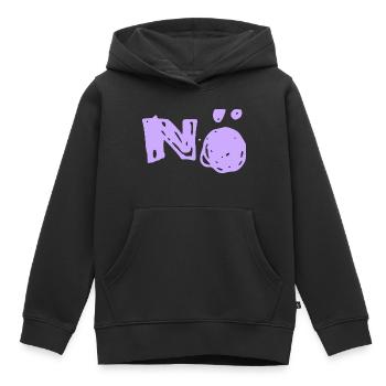 Nö Nee Nein - Kinder Premium Organic Hoodie - Schwarz - Vorne - AI Model Kid Male (0cm)
