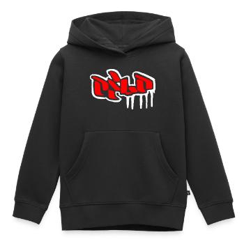 Oslo Grafitti - Kinder Premium Organic Hoodie - Schwarz - Vorne - AI Model Kid Male (0cm)