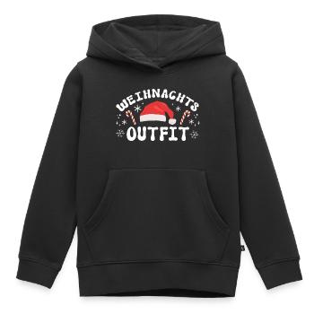 Weihnachten Weihnachtsoutfit Xmas - Kinder Premium Organic Hoodie - Schwarz - Vorne - AI Model Kid Male (0cm)