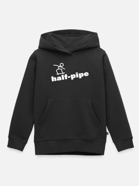 HALF-PIPE - Kinder Premium Organic Hoodie - Schwarz
