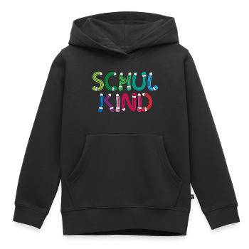 Schulkind 2026 Schule Einschulung Schulanfang - Kinder Premium Organic Hoodie - Schwarz - Vorne - AI Model Kid Male (0cm)