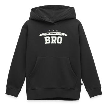 Der Allerbeste Bro - Kinder Premium Organic Hoodie - Schwarz - Vorne - AI Model Kid Male (0cm)