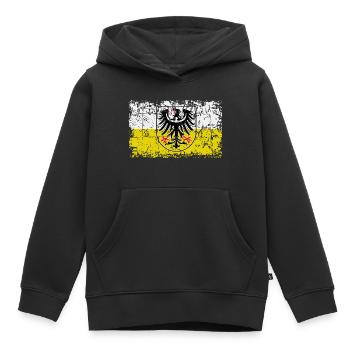 Schlesien - Kinder Premium Organic Hoodie - Schwarz - Vorne - AI Model Kid Male (0cm)