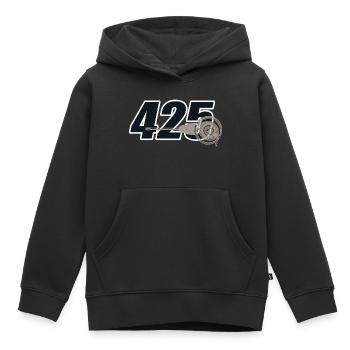 425 German Motorcycle AWO DDR - Kids Premium Organic Hoodie - black - Front - AI Model Kid Male (0cm)