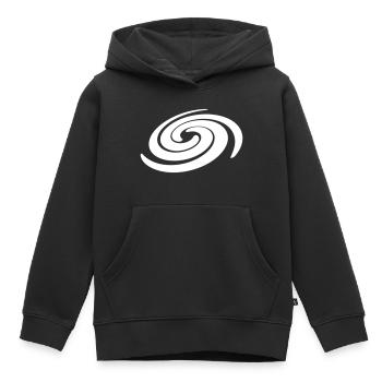 Spirale dans toutes les couleurs de Vector - Sweat Premium à capuche enfant bio - noir - Devant - AI Model Kid Male (0cm)