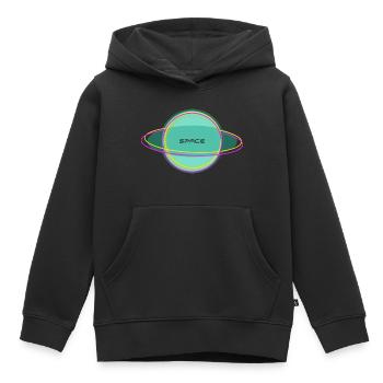 space - Kinder Premium Organic Hoodie - Schwarz - Vorne - AI Model Kid Male (0cm)