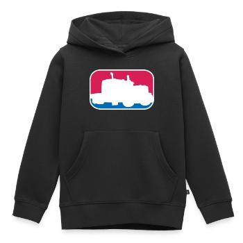LKW Truck Lastkraftwagen Brummi lustiges Geschenk - Kinder Premium Organic Hoodie - Schwarz - Vorne - AI Model Kid Male (0cm)
