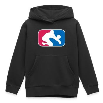 Volleyball Beachvolleyball Volley lustige Geschenk - Kinder Premium Organic Hoodie - Schwarz - Vorne - AI Model Kid Male (0cm)