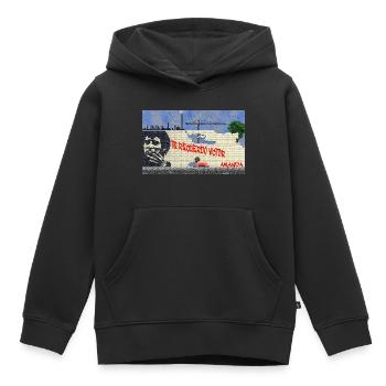 Ich erinnere mich an dich, Victor - Kinder Premium Organic Hoodie - Schwarz - Vorne - AI Model Kid Male (0cm)