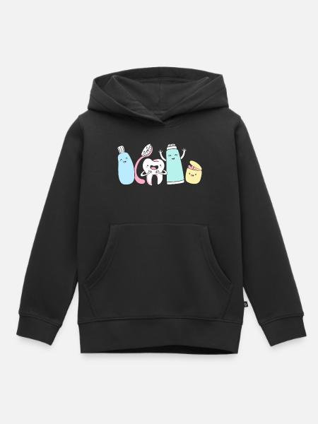 Rezeptionist Zahnarzt - Kinder Premium Organic Hoodie - Schwarz