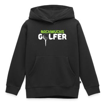 Golf Motiv für Kinder Jungen - Nachwuchs Golfer - Kinder Premium Organic Hoodie - Schwarz - Vorne - AI Model Kid Male (0cm)