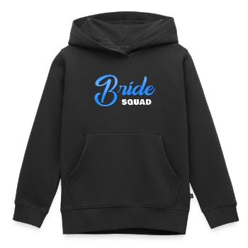 Bride Squad Blue W - Kids Premium Organic Hoodie - black - Front - AI Model Kid Male (0cm)
