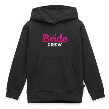 Zaumzeug Crew Pink W - Kinder Premium Organic Hoodie - Schwarz - Vorne - AI Model Kid Male (0cm)