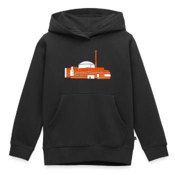 Olkiluoto 3 - Kids Premium Organic Hoodie - black - Front - AI Model Kid Male (0cm)