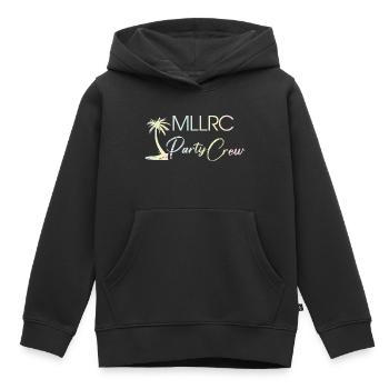 "MLLRC" Mallorca Party Crew - Tropisch - Pastell - Kinder Premium Organic Hoodie - Schwarz - Vorne - AI Model Kid Male (0cm)