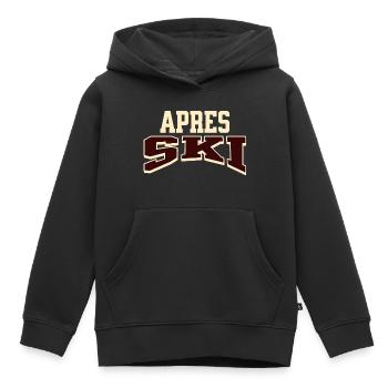 Après-ski - Sweat Premium à capuche enfant bio - noir - Devant - AI Model Kid Male (0cm)