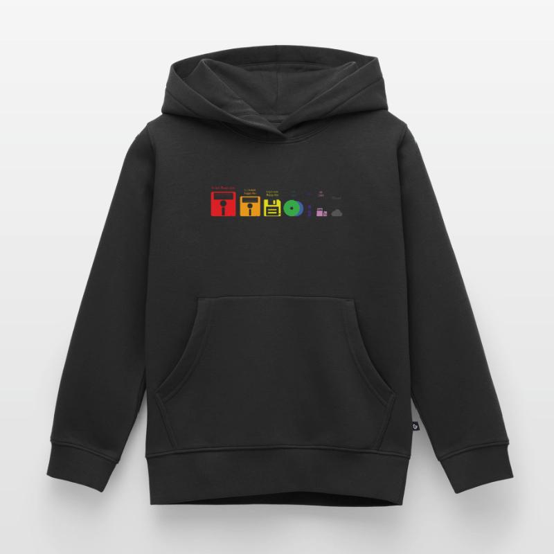 Evolution Speichermedium Disc USB Cloud Kinder Premium Organic Hoodie