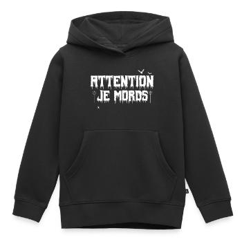 Halloween Cadeau pour Halloween - Sweat Premium à capuche enfant bio - noir - Devant - AI Model Kid Male (0cm)
