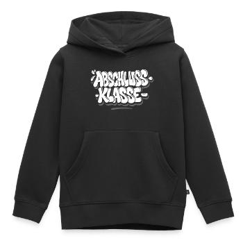 Abschlussklasse Graffiti - Kinder Premium Organic Hoodie - Schwarz - Vorne - AI Model Kid Male (0cm)