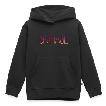 Skihase - Kinder Premium Organic Hoodie - Schwarz - Vorne - AI Model Kid Male (0cm)
