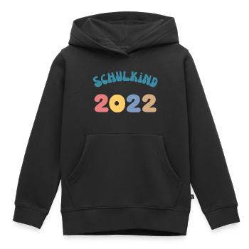 Schulkind 2022 Erste Klasse Geschenke und Shirts - Kinder Premium Organic Hoodie - Schwarz - Vorne - AI Model Kid Male (0cm)