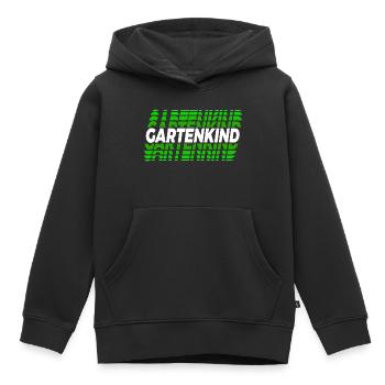Gartenkind Design - Kinder Premium Organic Hoodie - Schwarz - Vorne - AI Model Kid Male (0cm)