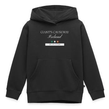 Giant’s Causeway Nordirland Souvenir – Reise - Kinder Premium Organic Hoodie - Schwarz - Vorne - AI Model Kid Male (0cm)