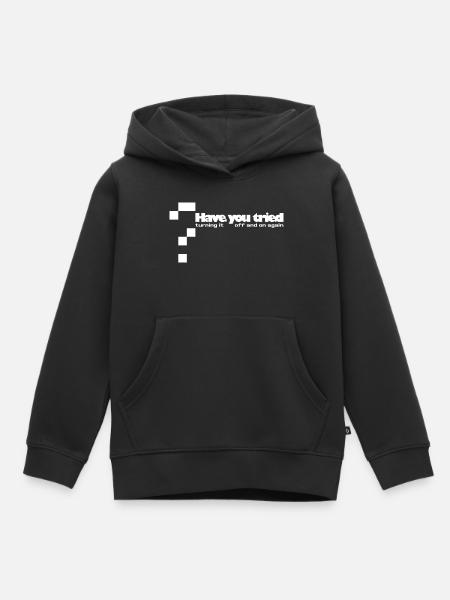 Have you tried... - Sweat Premium à capuche enfant bio - noir