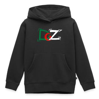 DZ Algerien True Algerisch Algerisch - Kinder Premium Organic Hoodie - Schwarz - Vorne - AI Model Kid Male (0cm)