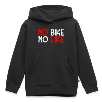 Biking - Kinder Premium Organic Hoodie - Schwarz - Vorne - AI Model Kid Male (0cm)