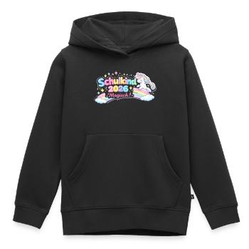 Don d’inscription à l’école magique 2026 pour les écoliers - Sweat Premium à capuche enfant bio - noir - Devant - AI Model Kid Male (0cm)