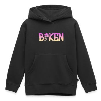 Biken - Kinder Premium Organic Hoodie - Schwarz - Vorne - AI Model Kid Male (0cm)