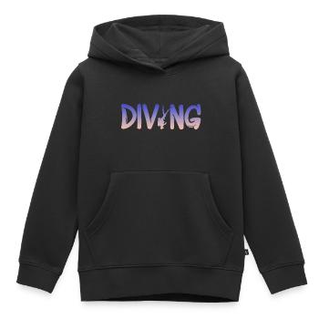 Tauchen Diving - Kinder Premium Organic Hoodie - Schwarz - Vorne - AI Model Kid Male (0cm)