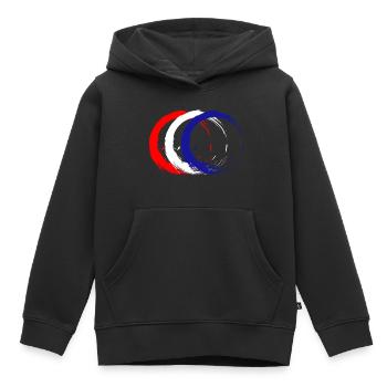 Kroatien - Kinder Premium Organic Hoodie - Schwarz - Vorne - AI Model Kid Male (0cm)