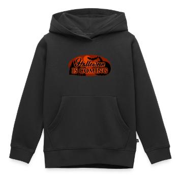 Halloween is coming - Kinder Premium Organic Hoodie - Schwarz - Vorne - AI Model Kid Male (0cm)
