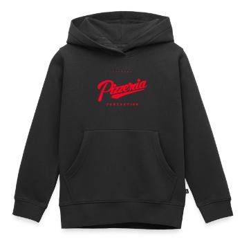Pizzeria Fantastico - Sweat Premium à capuche enfant bio - noir - Devant - AI Model Kid Male (0cm)