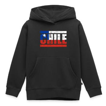 Chile - Kinder Premium Organic Hoodie - Schwarz - Vorne - AI Model Kid Male (0cm)