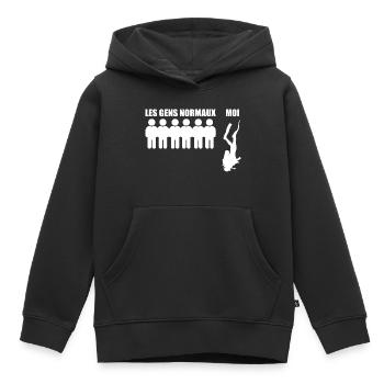 Diving | Diver Gift - Kids Premium Organic Hoodie - black - Front - AI Model Kid Male (0cm)