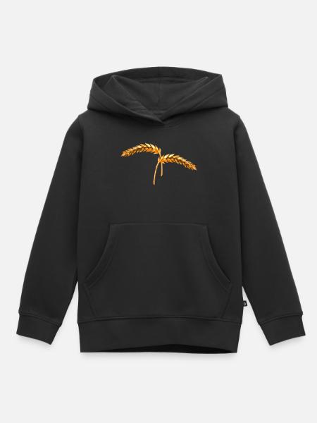 aehren dekoration natur - Kinder Premium Organic Hoodie - Schwarz