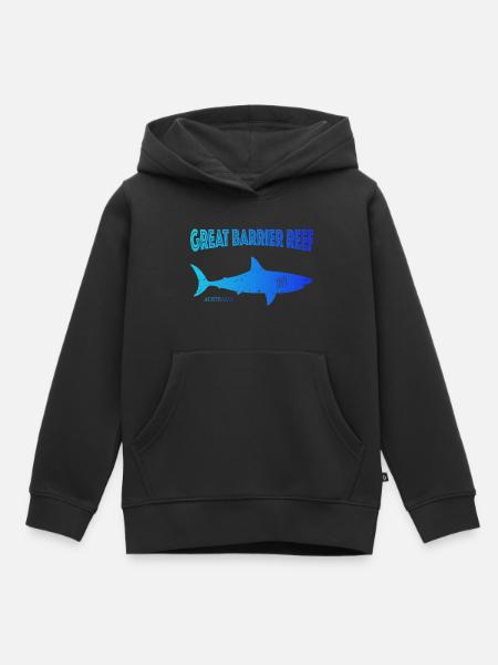 Great Barrier Reef - Kinder Premium Organic Hoodie - Schwarz