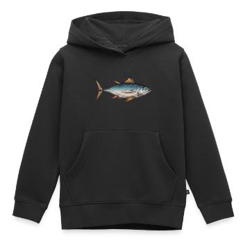 Meerestiere - Kinder Premium Organic Hoodie - Schwarz - Vorne - AI Model Kid Male (0cm)