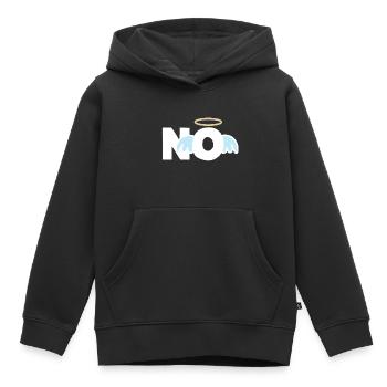 PAS d’humour amusant innocent - Sweat Premium à capuche enfant bio - noir - Devant - AI Model Kid Male (0cm)