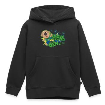 Talking Ben 100% Genius - Kinder Premium Organic Hoodie - Schwarz - Vorne - AI Model Kid Male (0cm)